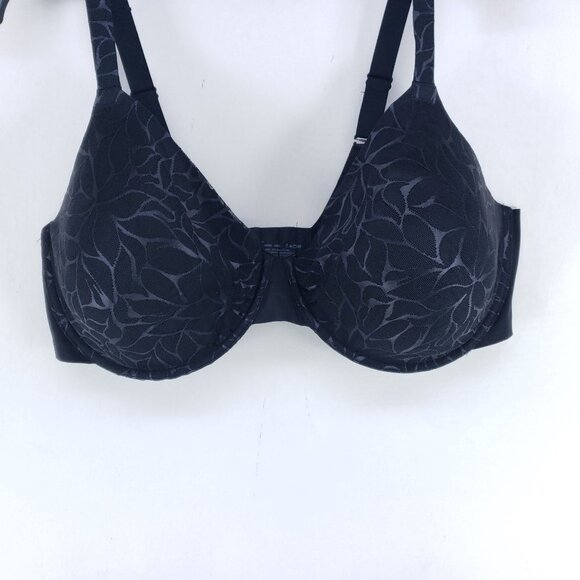 Bali Bra Size 42DD Black Beauty Lift No Show Underwire - Picture 3 of 7